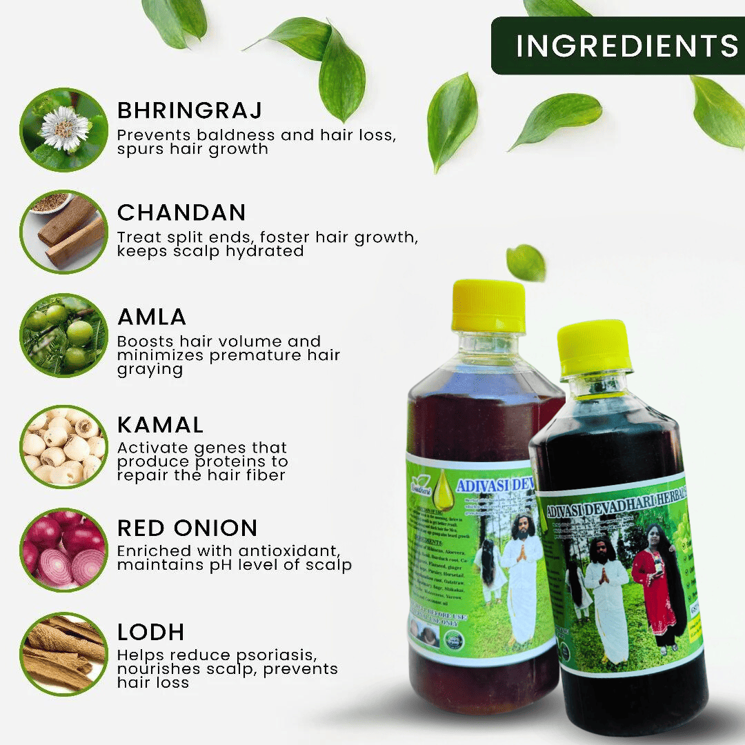Adivasi Devadhari herbal hair oil