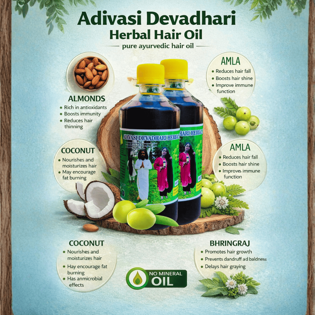 Adivasi Devadhari herbal hair oil