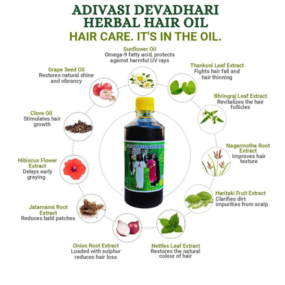 Adivasi Devadhari herbal hair oil