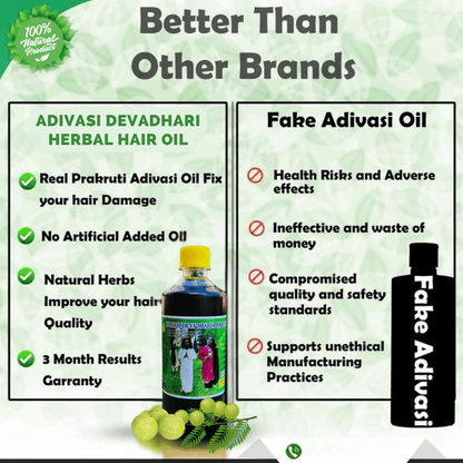 Adivasi Devadhari herbal hair oil